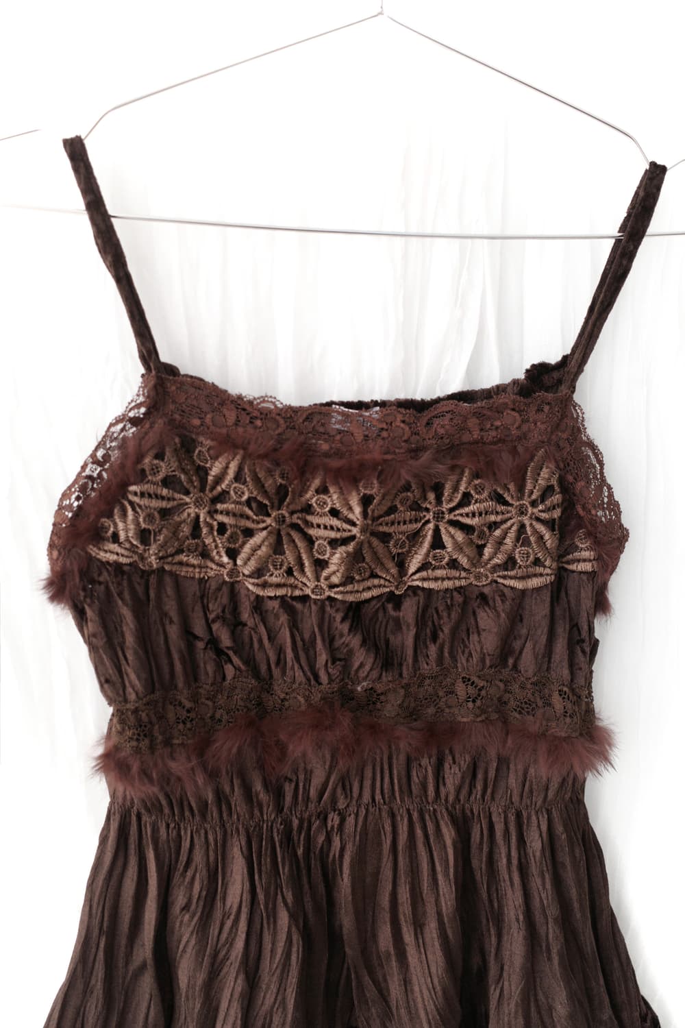 flower fur sleeveless 상품이미지3