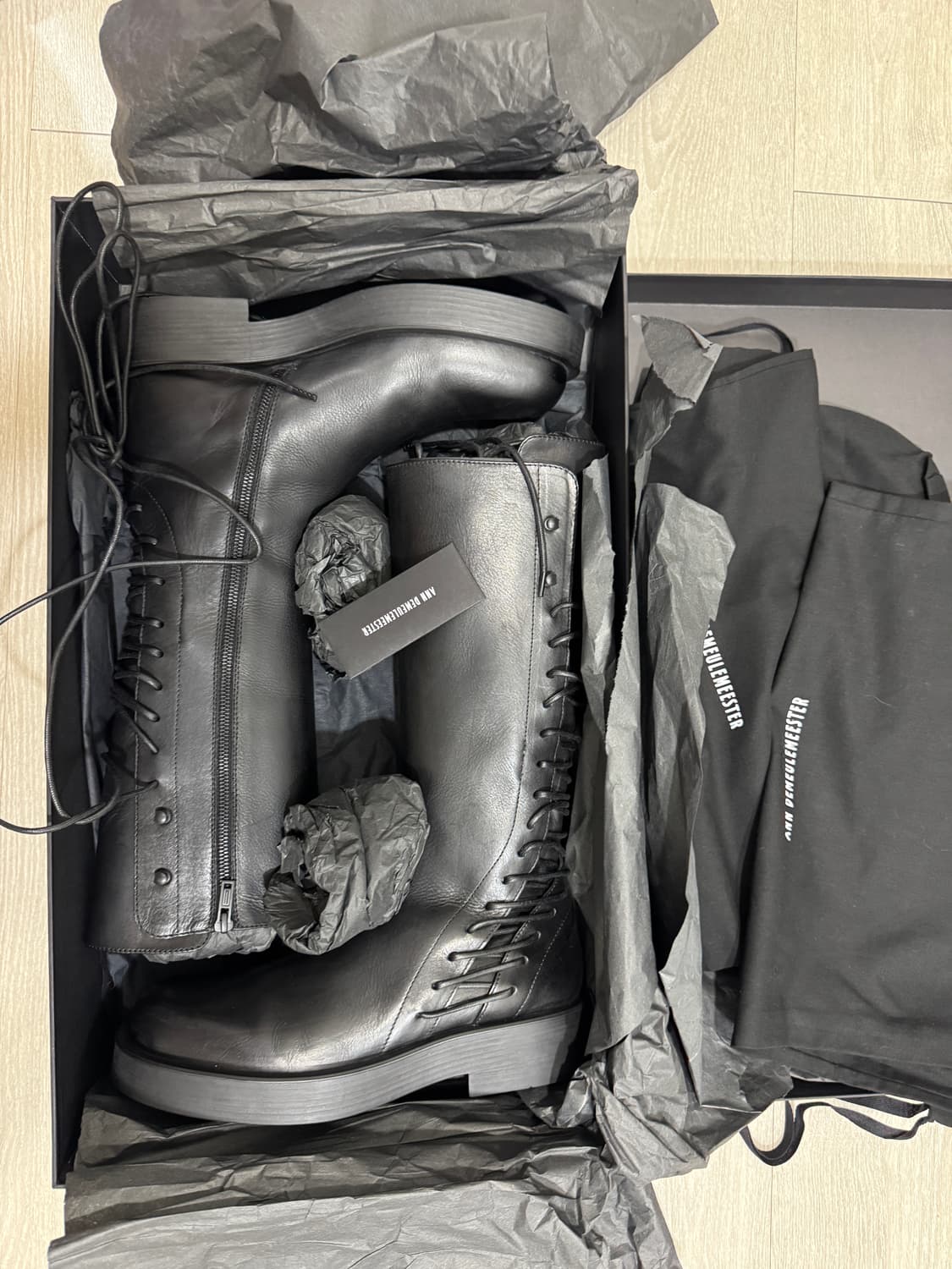 앤드뮐미스터 백레이스 부츠 40사이즈 MICK BOOTS 상품이미지2