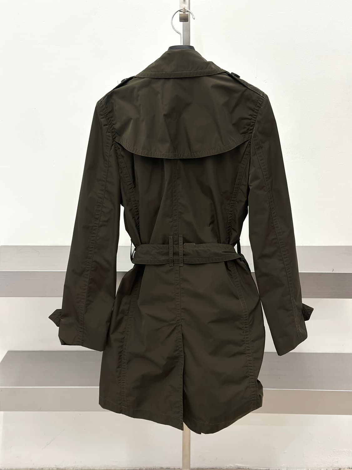 버버리 딥카키 발모랄 트렌치 코트   상품이미지5