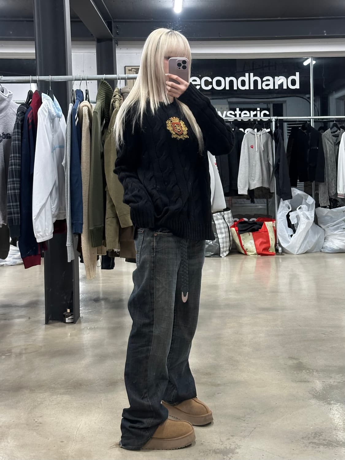 폴로 랄프로렌 크레스트 케이블 니트 스웨터 상품이미지3