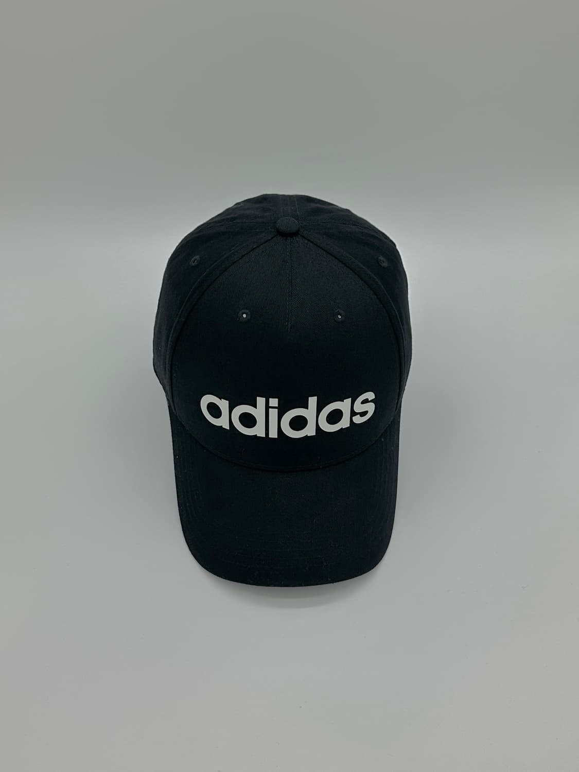 [F] 아디다스 로고 블랙 볼캡 모자 상품이미지1