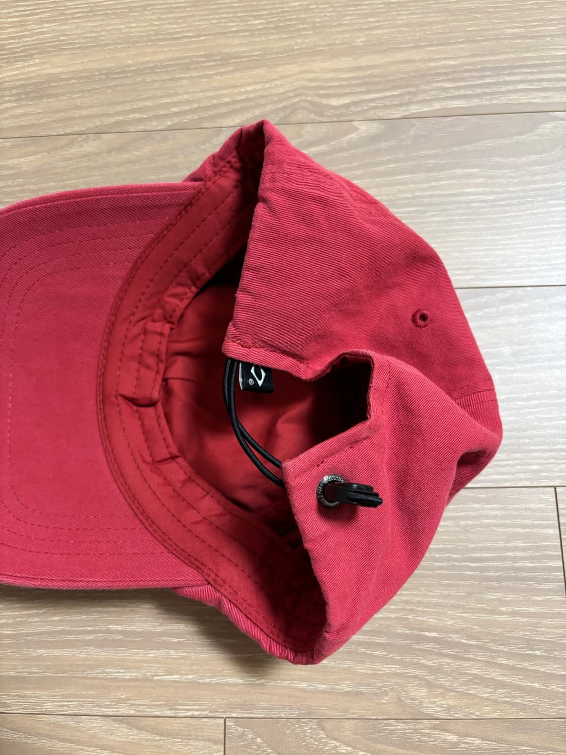 Rhombus String Ball Cap - Red 상품이미지5