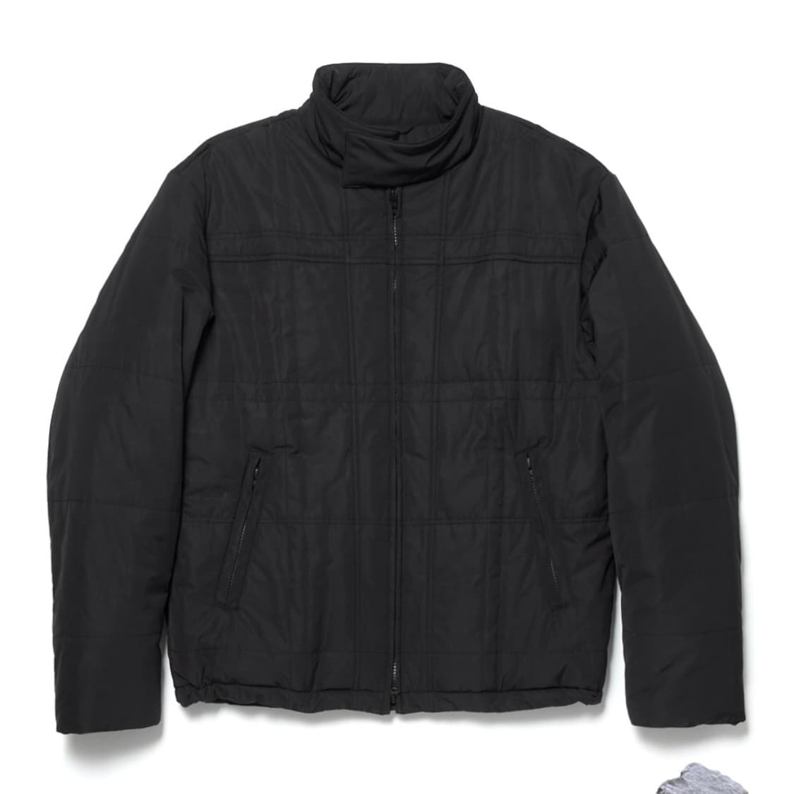 [3] 해칭룸 스퀘어 푸퍼 자켓 블랙 상품이미지1