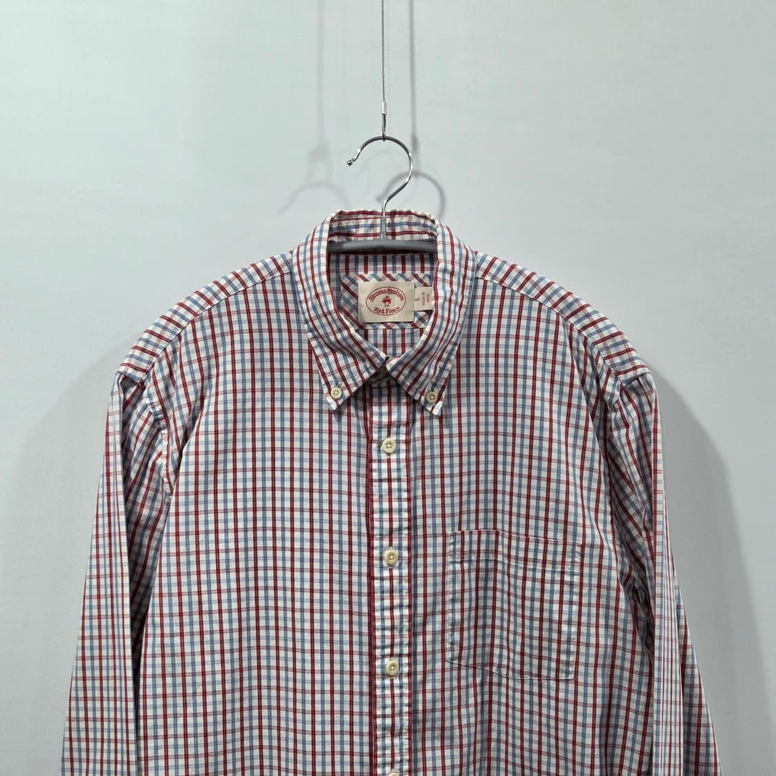 브룩스브라더스 버튼다운 체크셔츠 S 상품이미지2