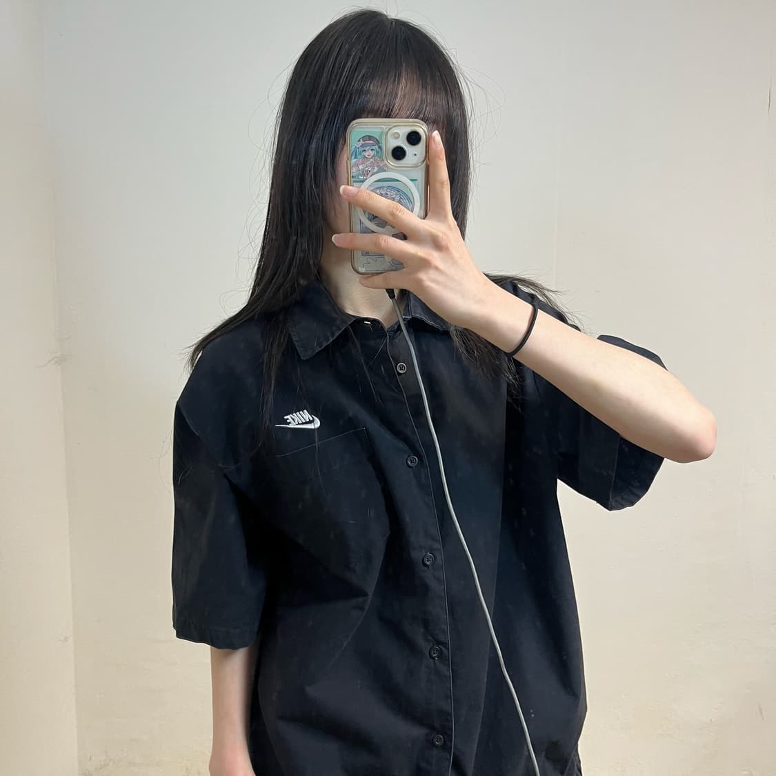Nike black short sleeve shirt 상품이미지2