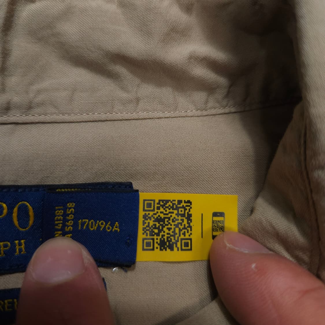 폴로 랄프 로렌 신형 QR 옥스포드 셔츠 L 릴렉스핏 상품이미지4