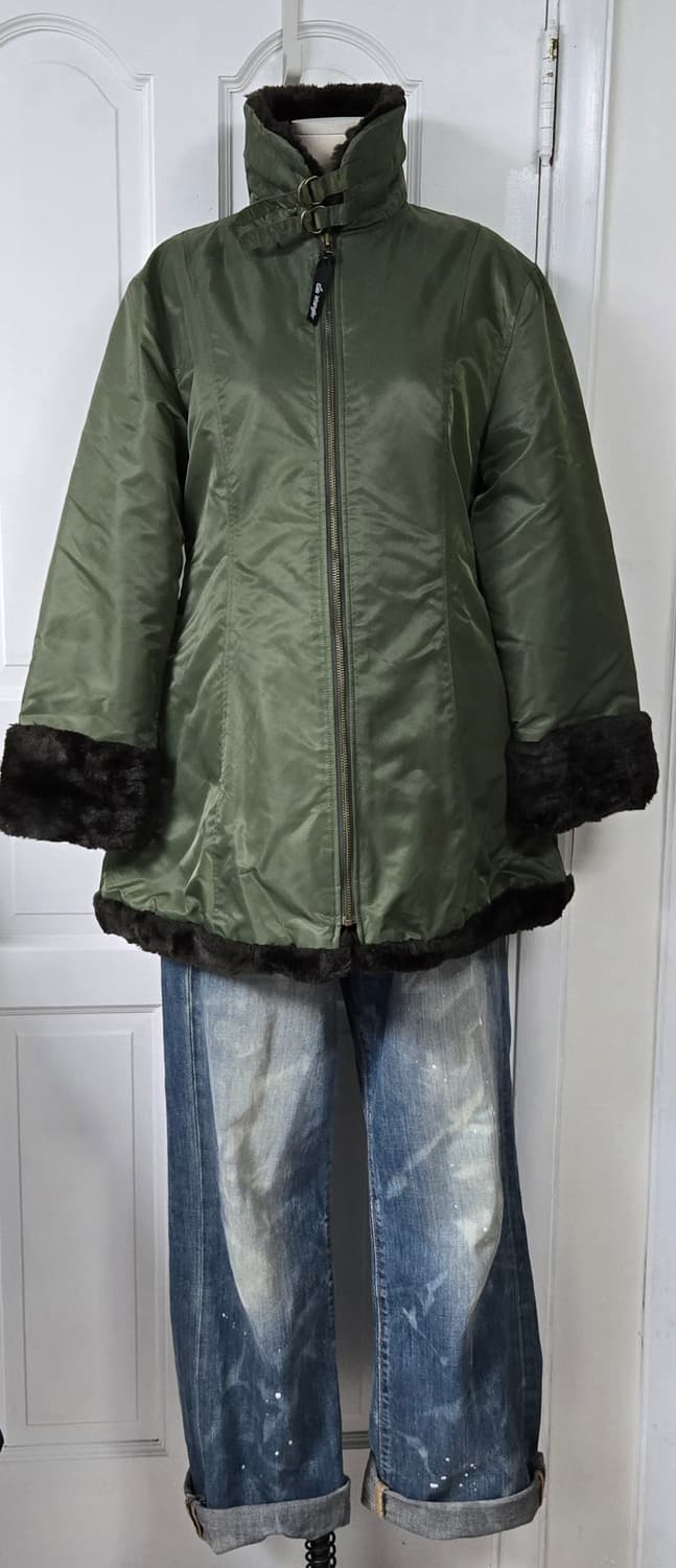 Wrangler 랭글러 퍼트리밍 패딩파카 상품이미지1