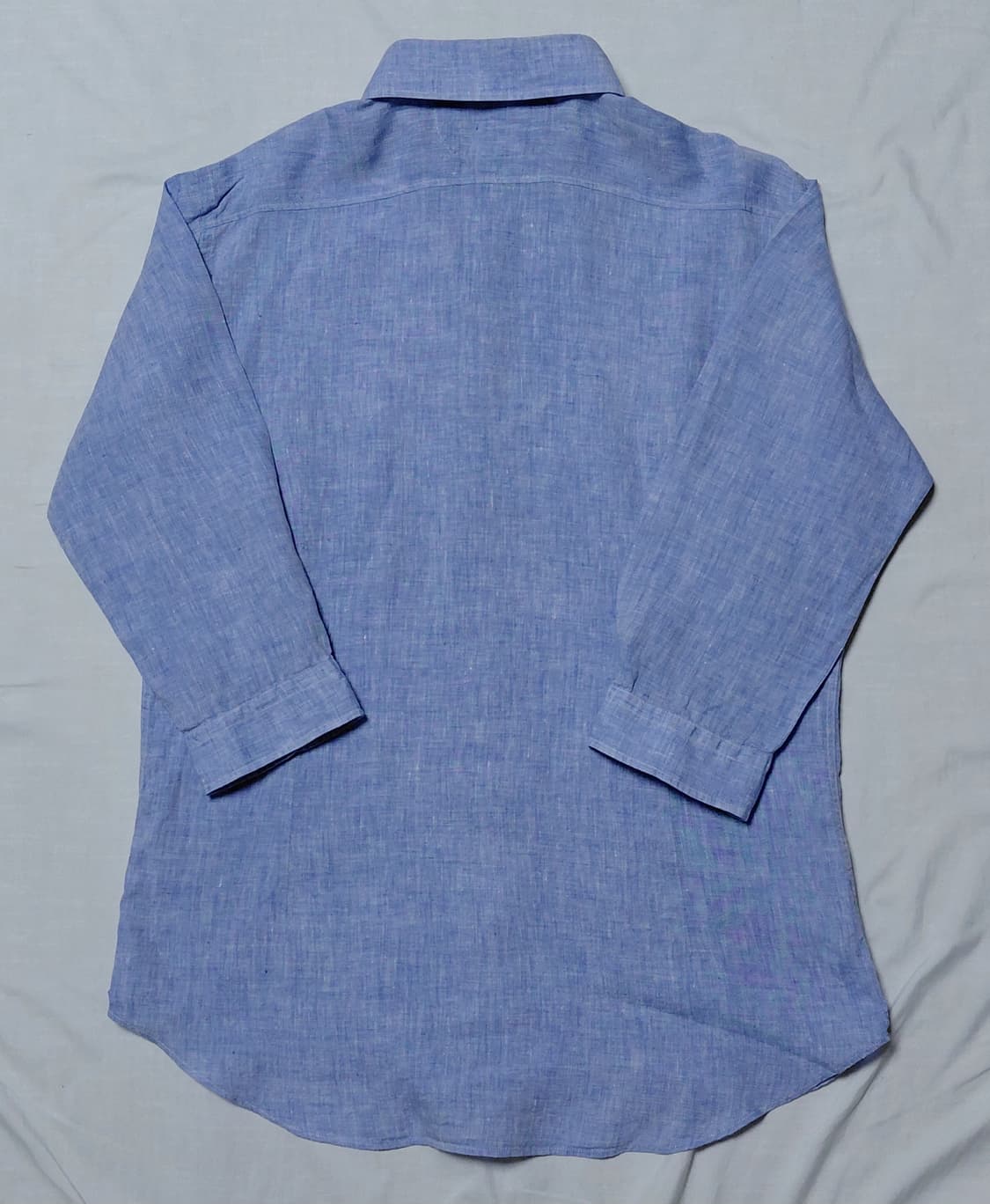 [105] ORIHICA 린넨 100% 7~8부 셔츠 (스카이블루) 상품이미지6