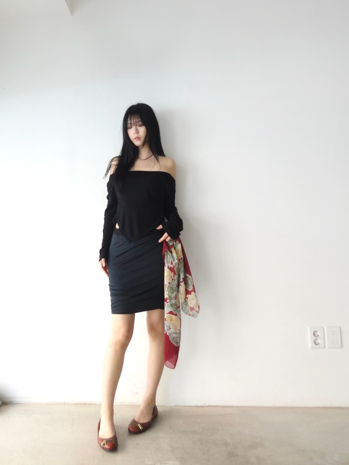 MARC JACOBS zip detail flat shoes / red 상품이미지5