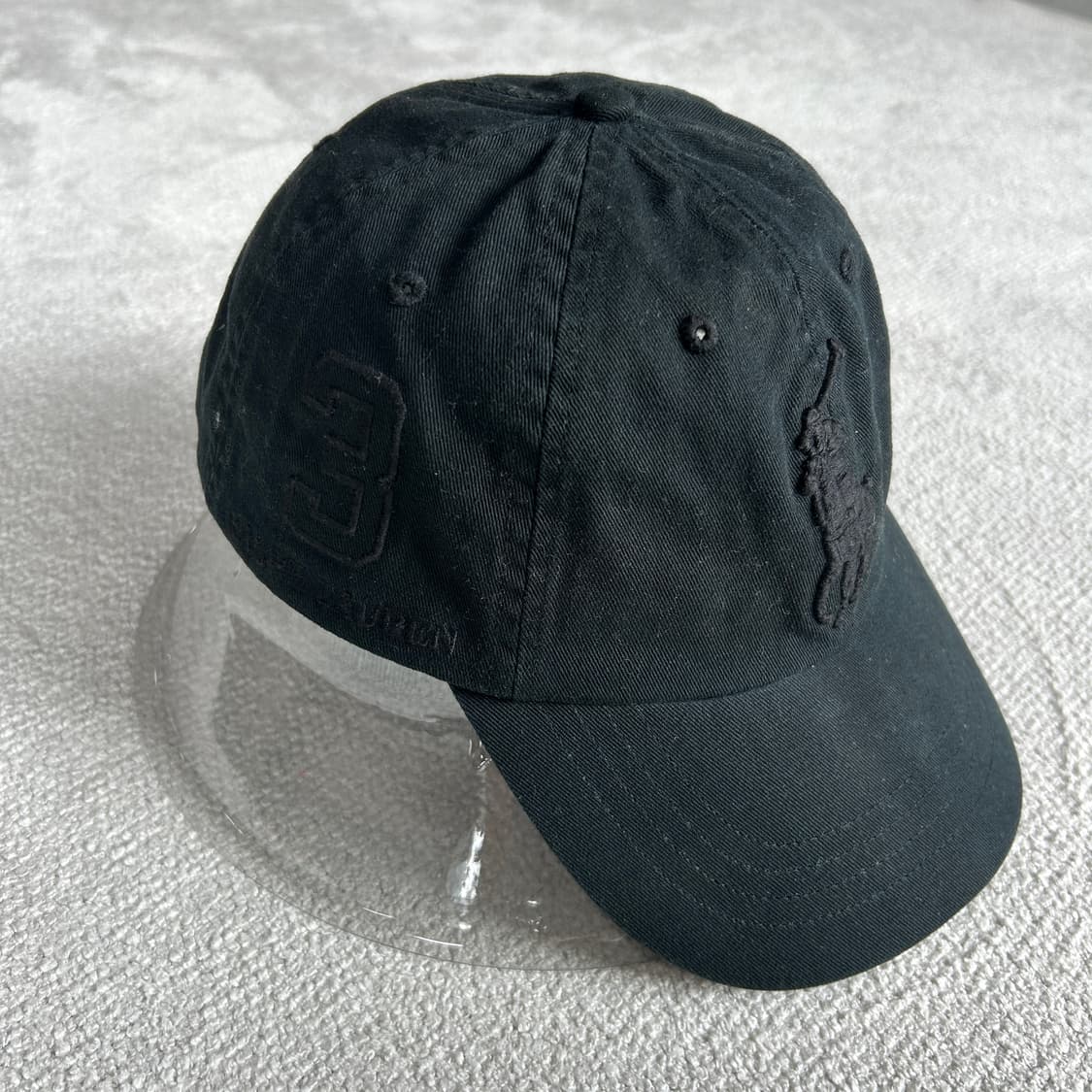 폴로 랄프로렌 블랙 볼캡 상품이미지3