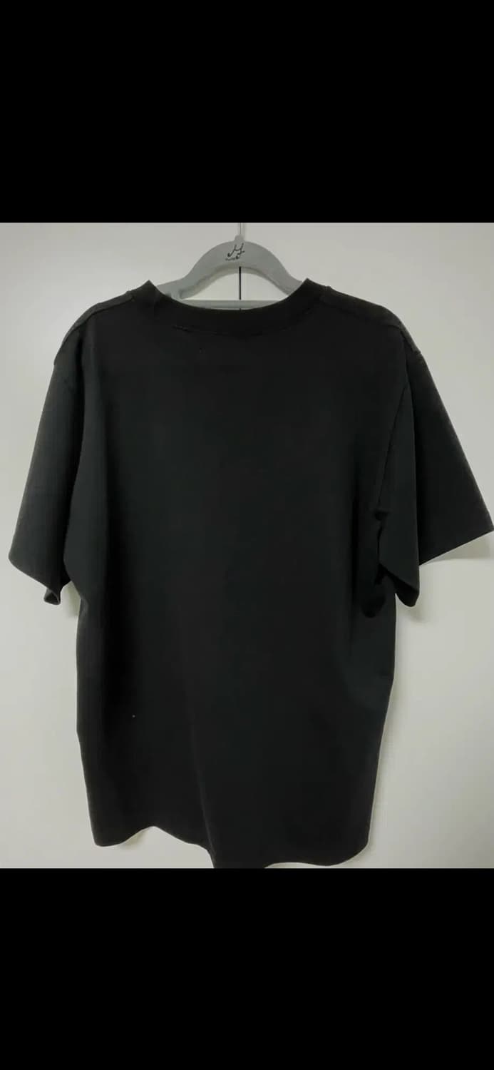 슬로우애시드 블러리 로고 반팔 티셔츠 블랙 상품이미지3