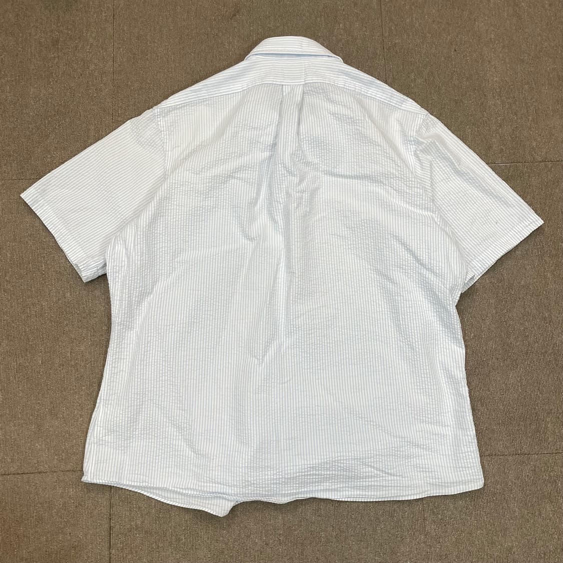 브룩스브라더스 시어서커  스트라이프 하프셔츠 xl  상품이미지4