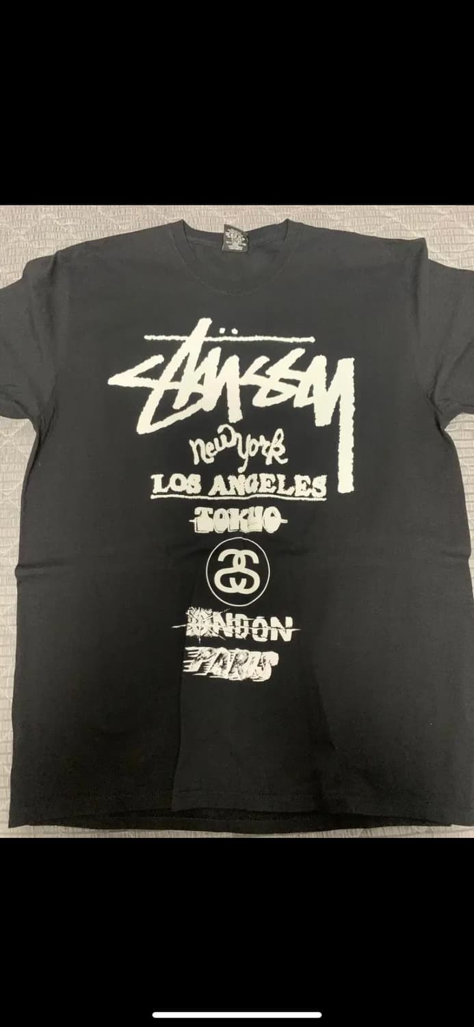 스투시 월드투어 티셔츠 L 상품이미지2