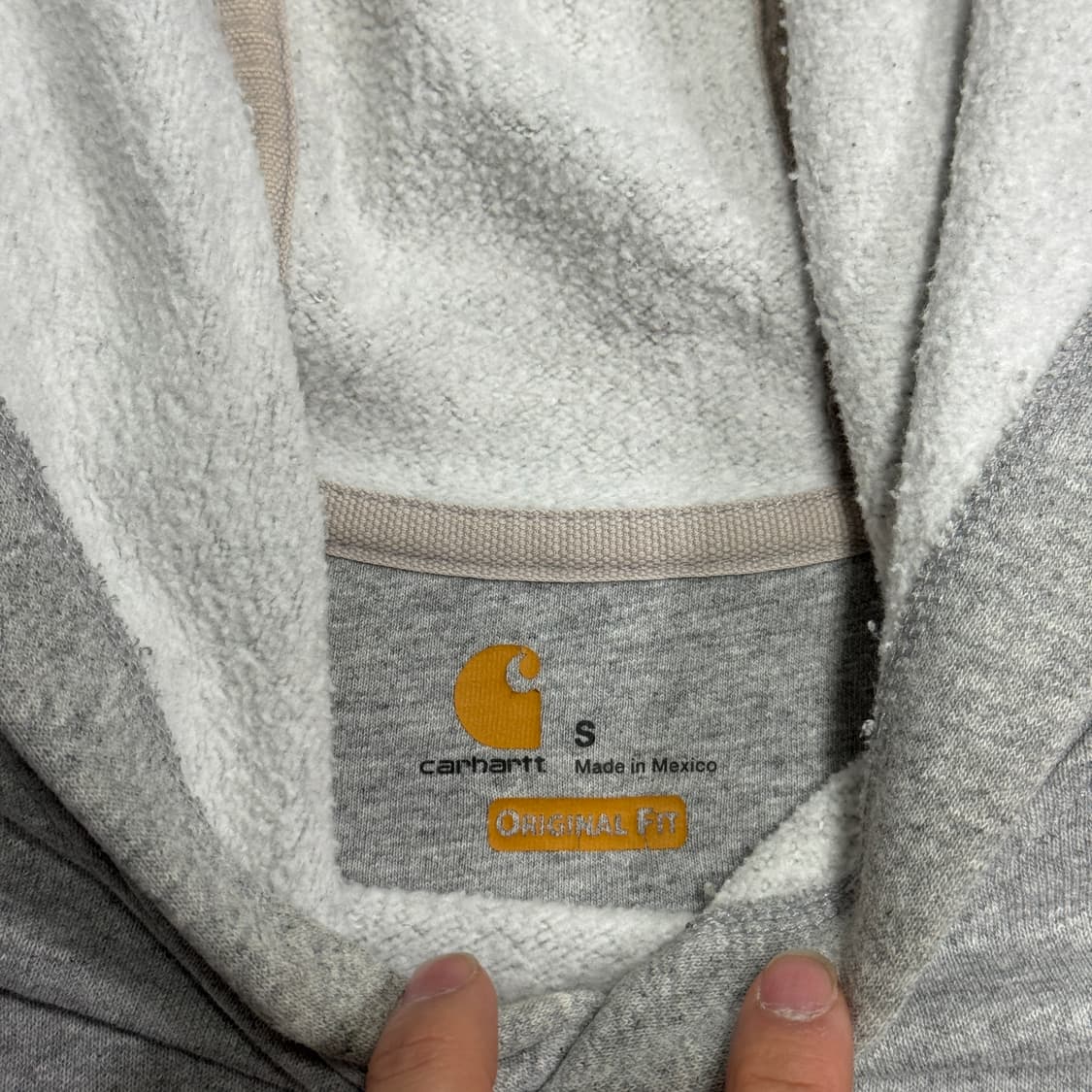 칼하트 애쉬그레이 사이드라인 후드 S(100~) 상품이미지5