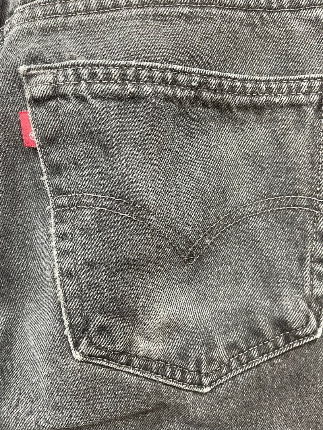 90s리바이스505  블랭크탭 블랙진 30-31 상품이미지3