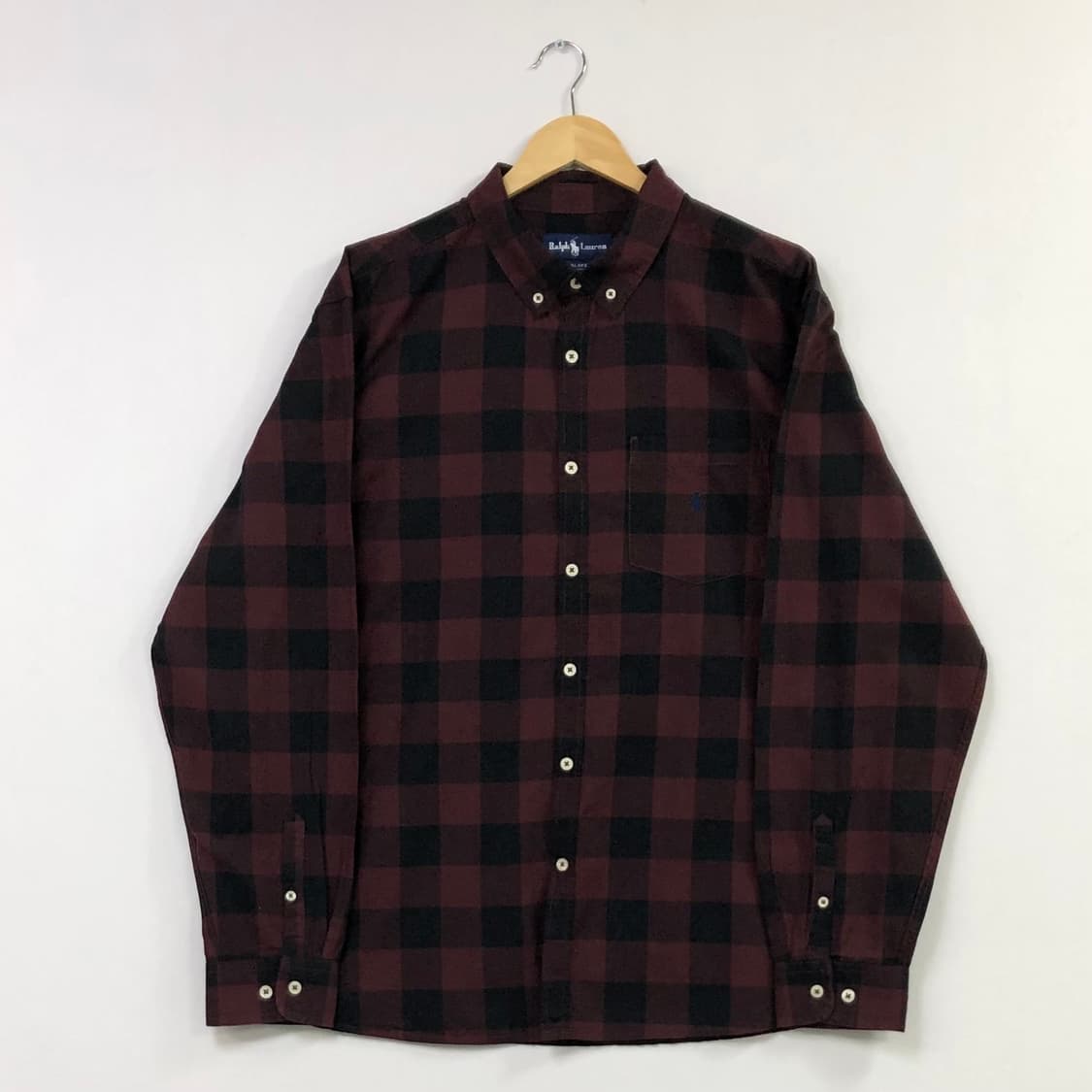 XL 폴로 체크 셔츠 상품이미지2