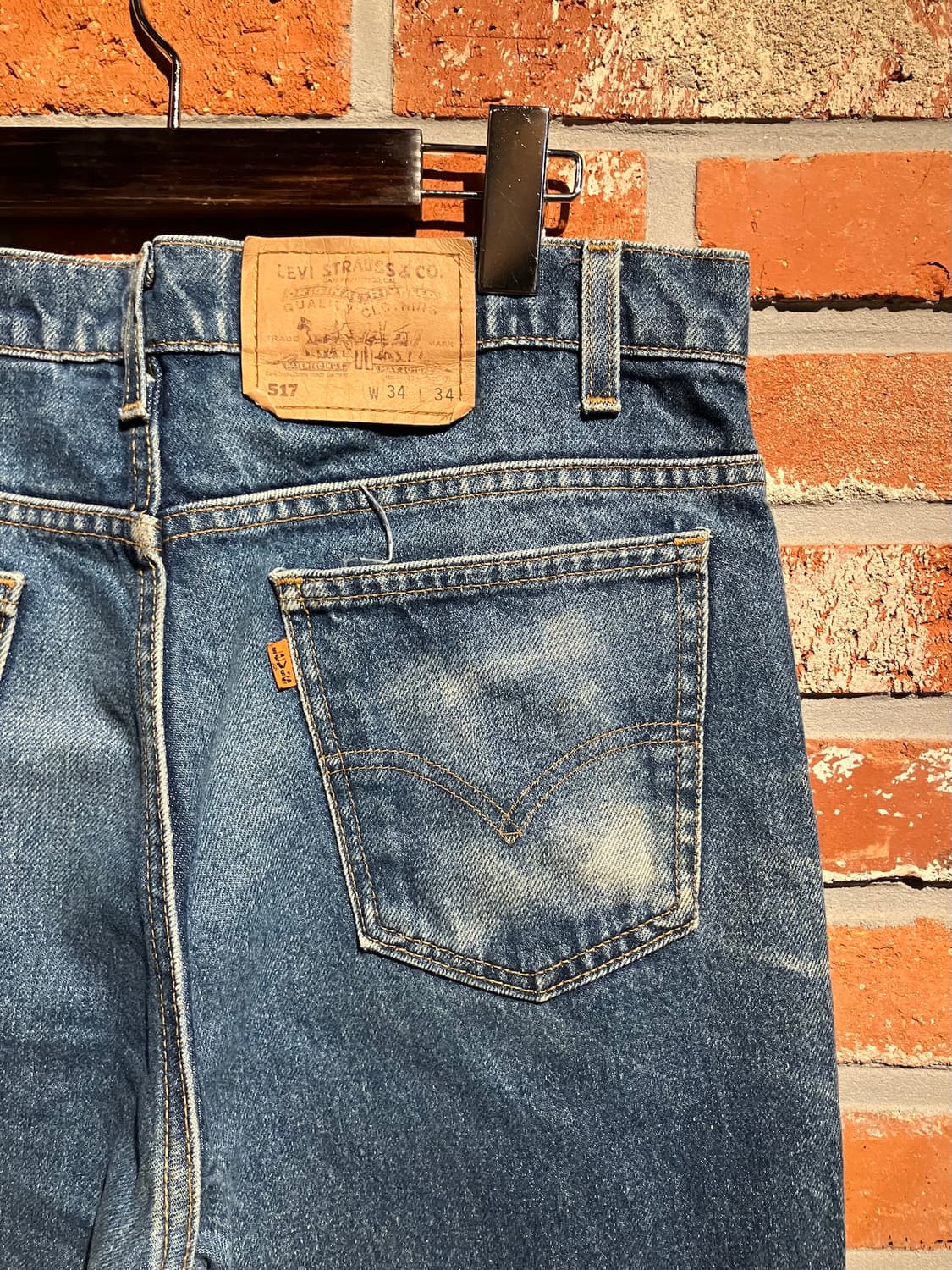 90s USA 빈티지 리바이스 517 부츠컷 데님 팬츠 상품이미지6