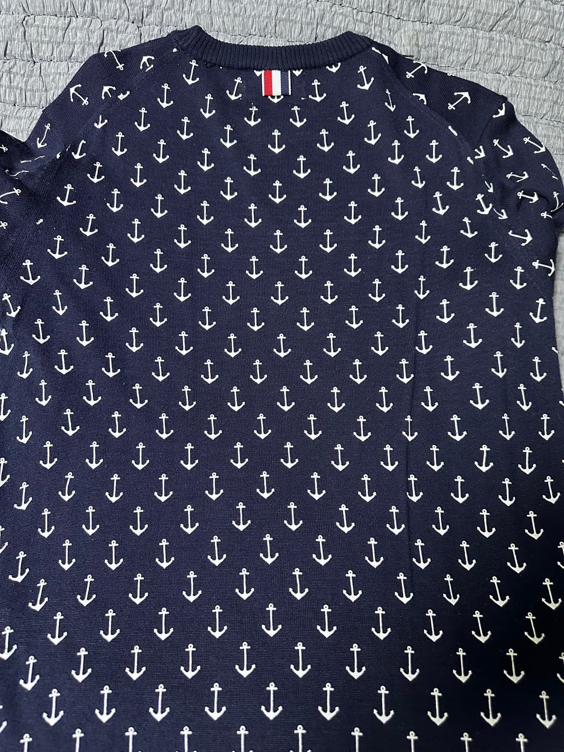 톰브라운 앵커 패턴 네이비 니트 상품이미지6