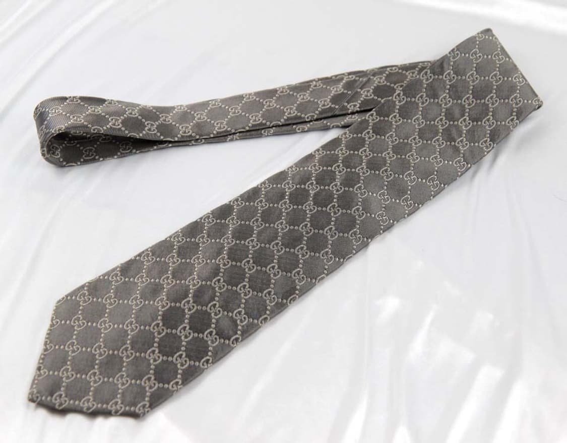 구찌 9.4cm A등급 GG로고 클래식 남자 명품 넥타이 상품이미지3
