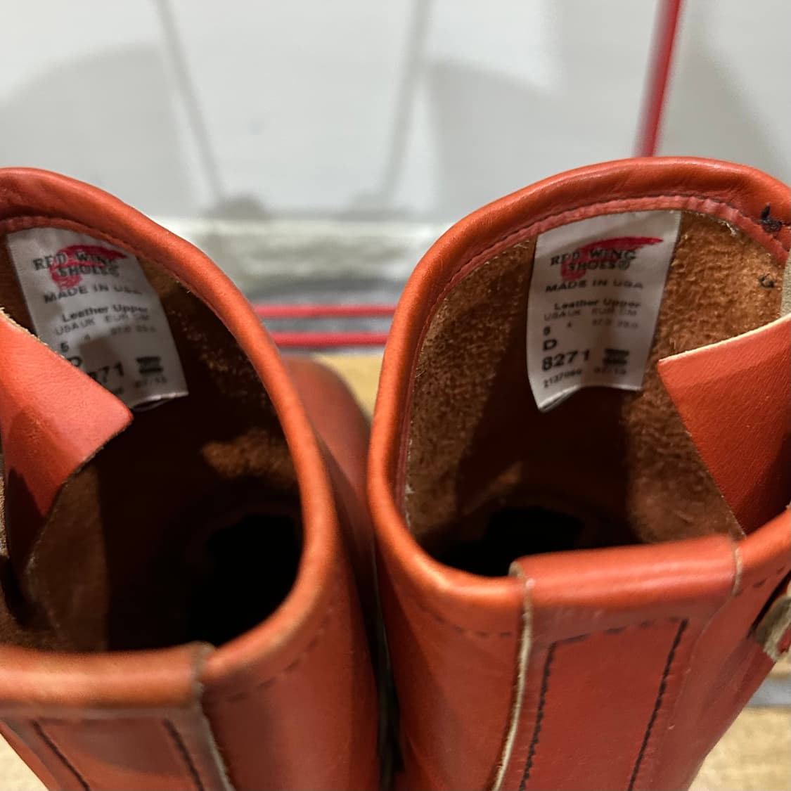 US5) 레드윙 부츠 레더 엔지니어 부츠 희귀 색상 상품이미지6