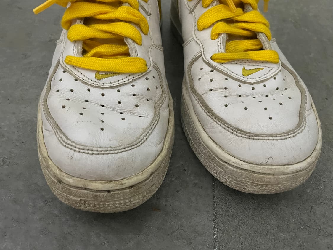 나이키 에어포스1 미드 뽈록이 노랑 상품이미지2