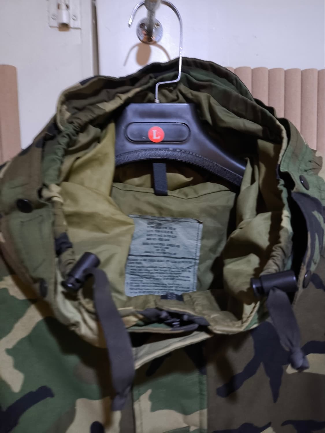 라지롱 110 미군 야상 파카 우드랜드 스키파카 상품이미지2