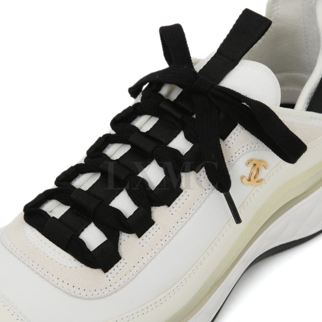 샤넬 믹스드파이버 스니커즈 화이트 운동화 G35617 38.5 상품이미지9