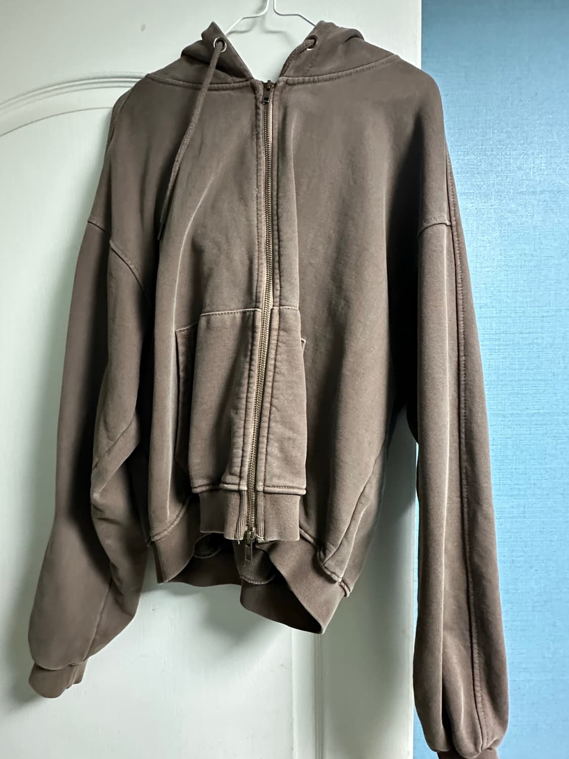 애즈카톤 버건디 후드티 +페플 후드집업 상품이미지2