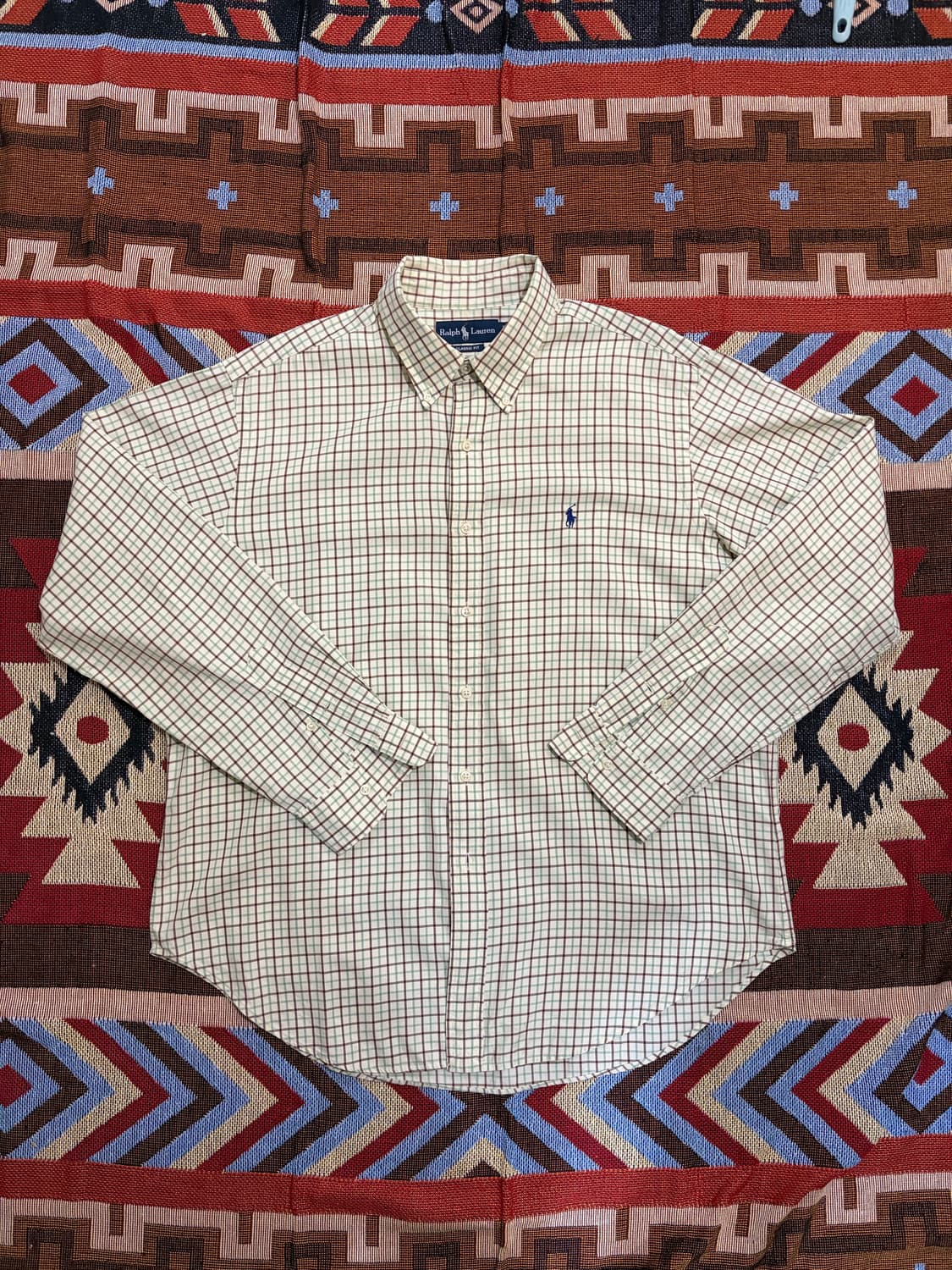 XL) 폴로 랄프로렌 클래식핏 체크 셔츠 상품이미지1