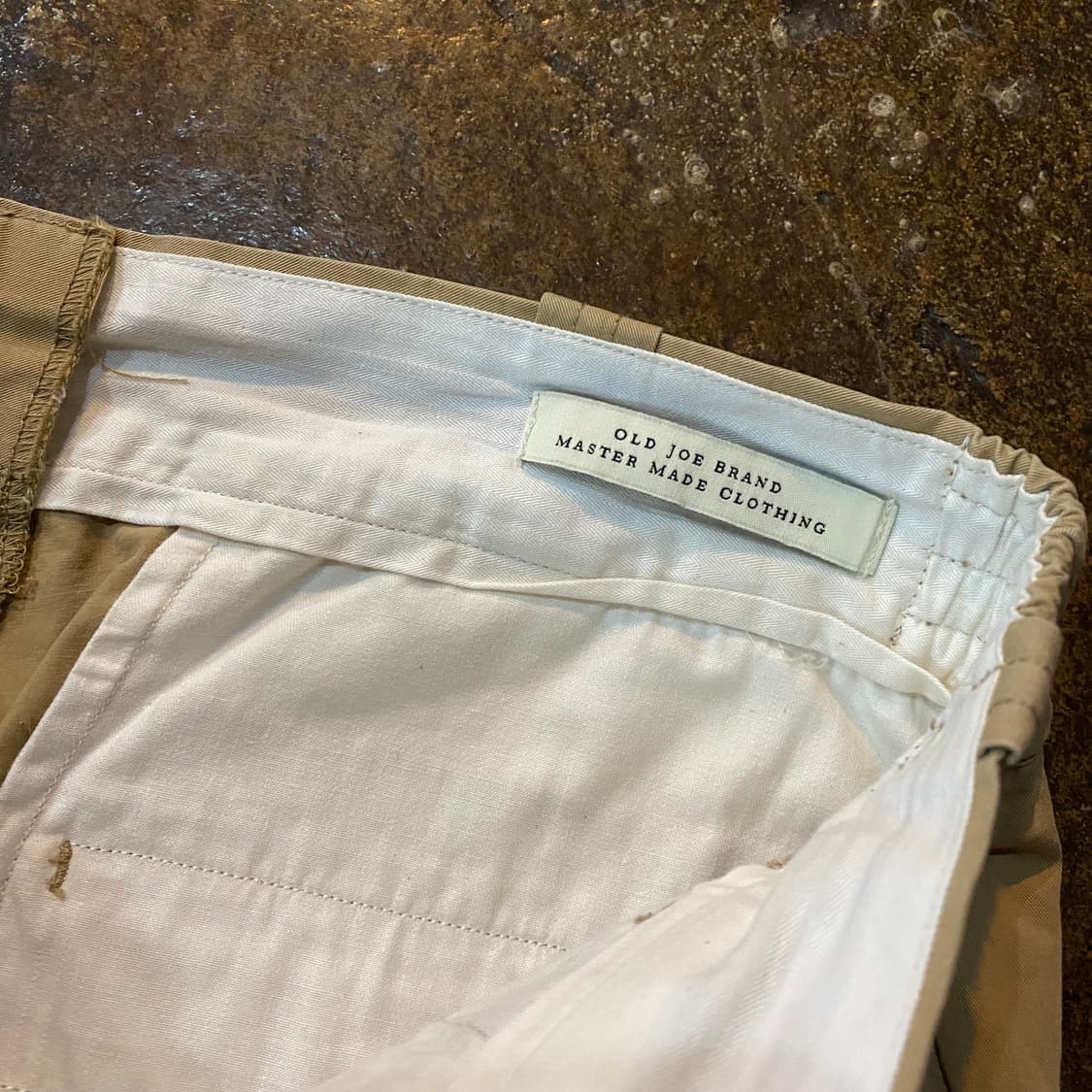 (30) Old joe 베이지색 와이드 팬츠 상품이미지4
