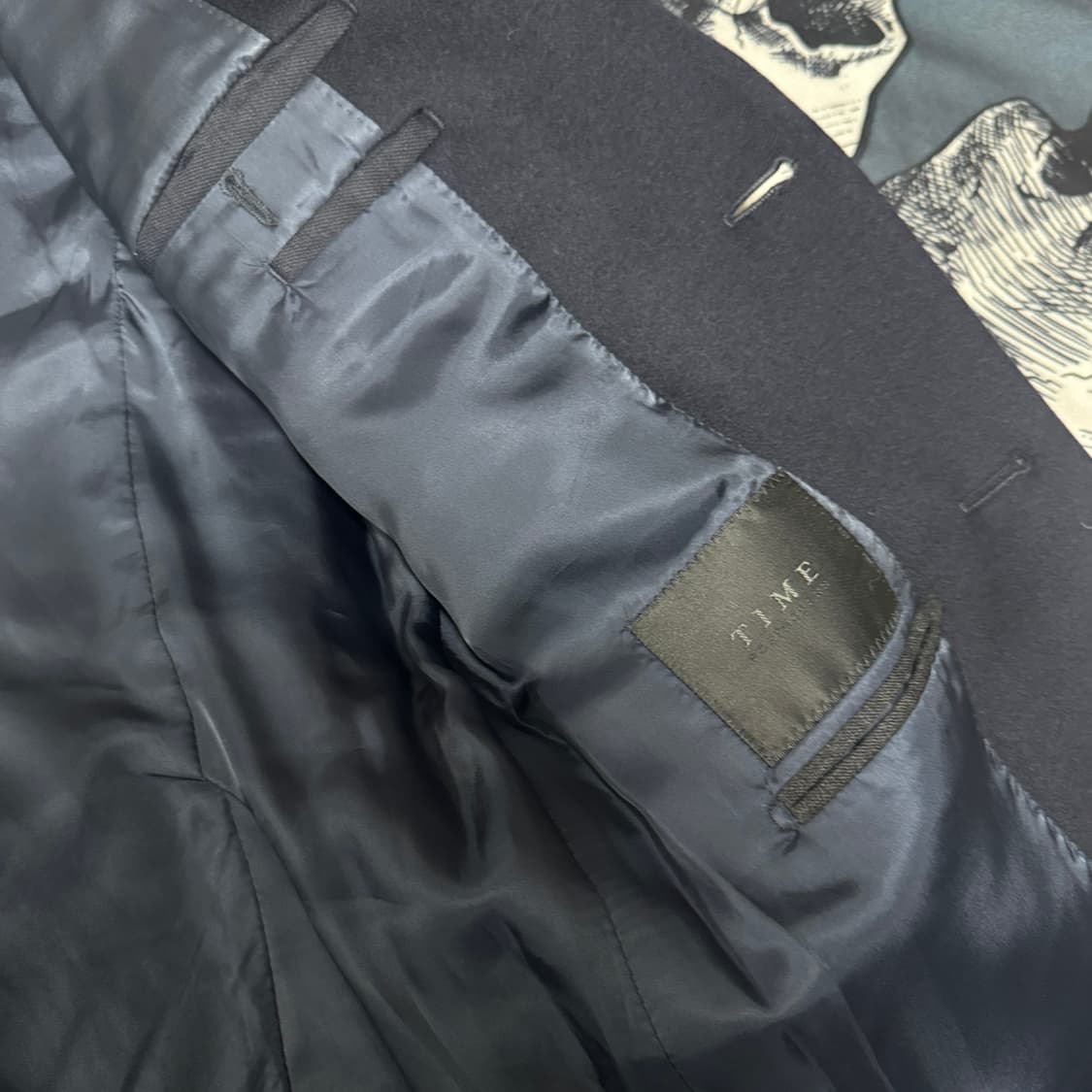 타임옴므 캐시미어 코트 남성 105사이즈 상품이미지5