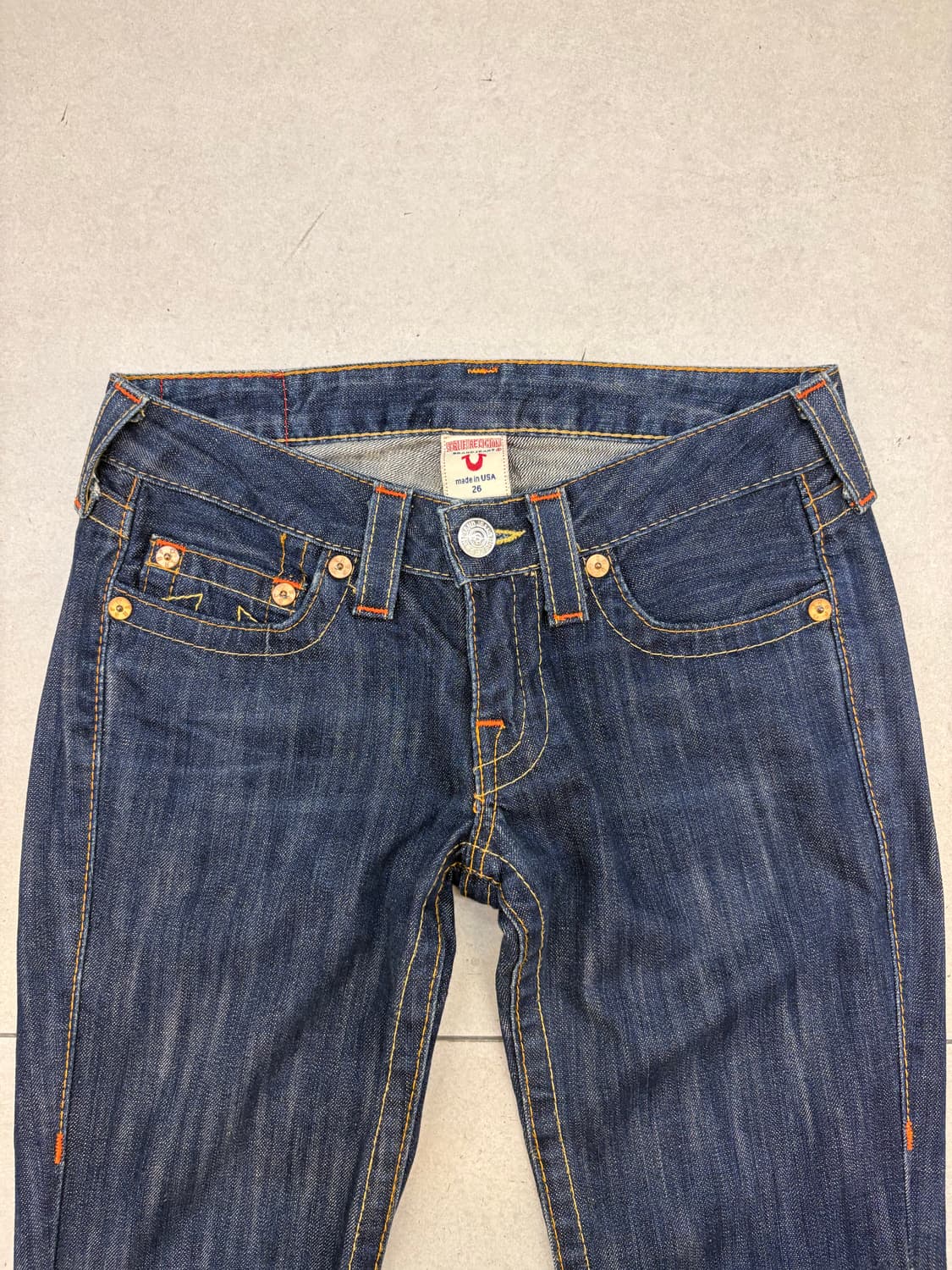 트루릴리전 스트레이트 데님팬츠 상품이미지7