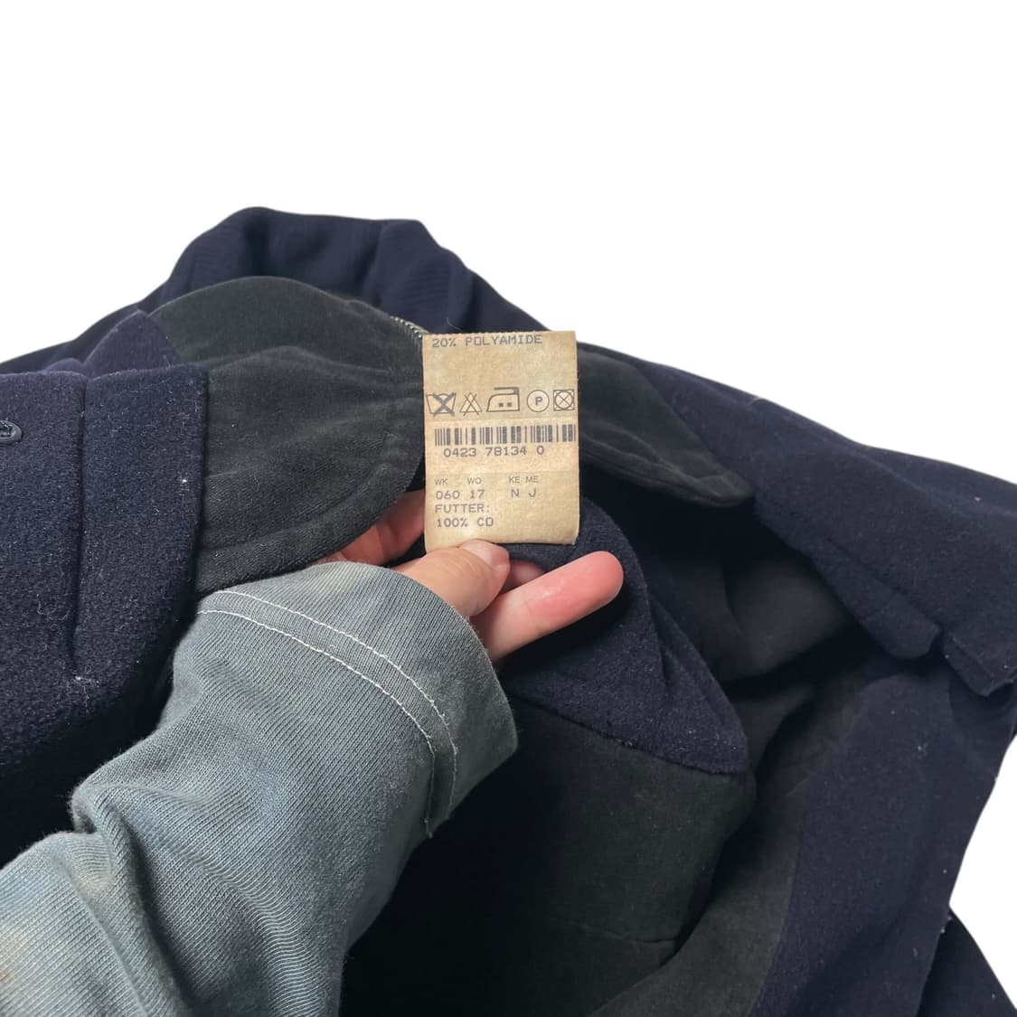 90's hugo boss 더블 칼라 빅 코트 상품이미지10