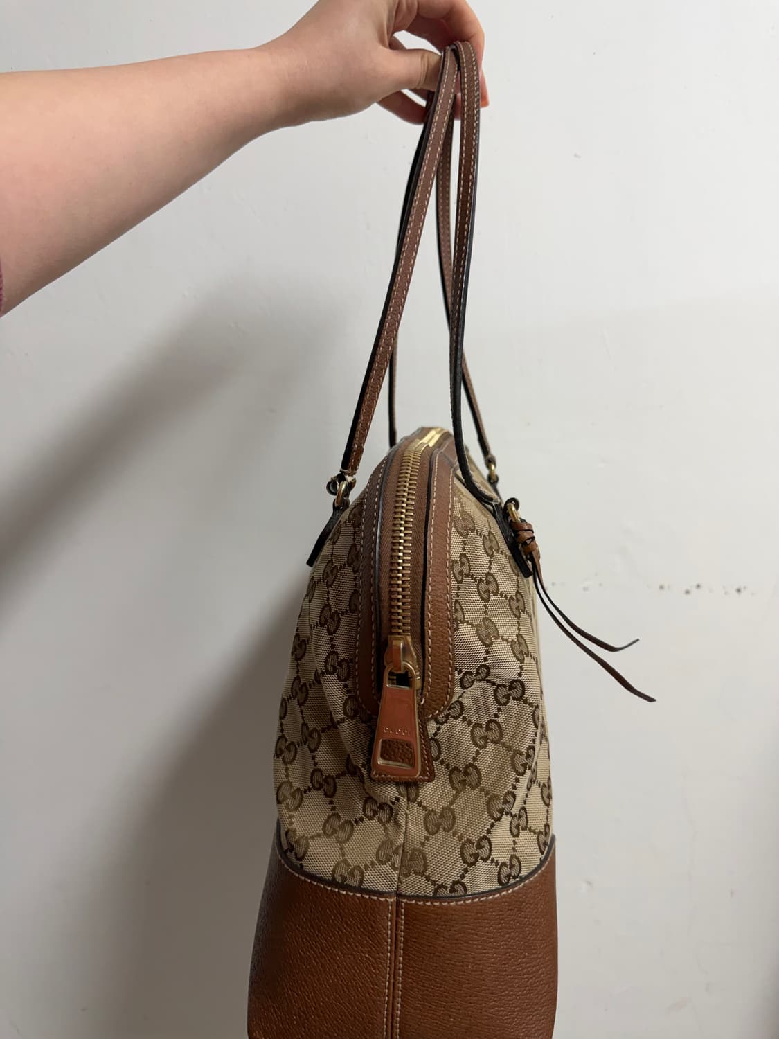 [정품] 구찌 자가드 숄더백 브라운  상품이미지3