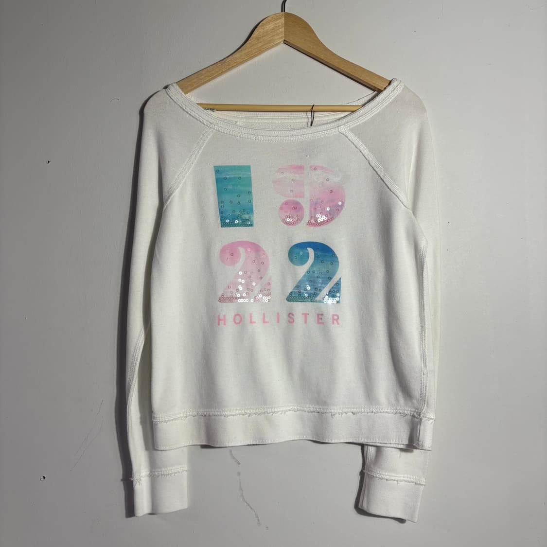 홀리스터 로고 맨투맨 스웨트셔츠 (무료배송) 상품이미지1