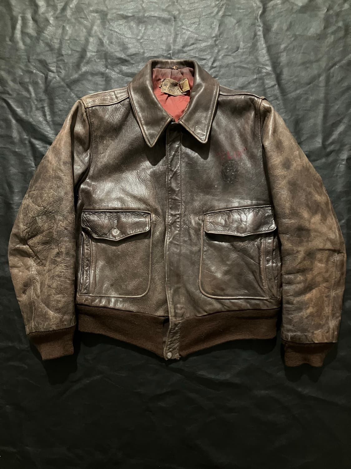 🇺🇸 40s HERCULES 허큘리스 홀스하이드 A-2 자켓 상품이미지1