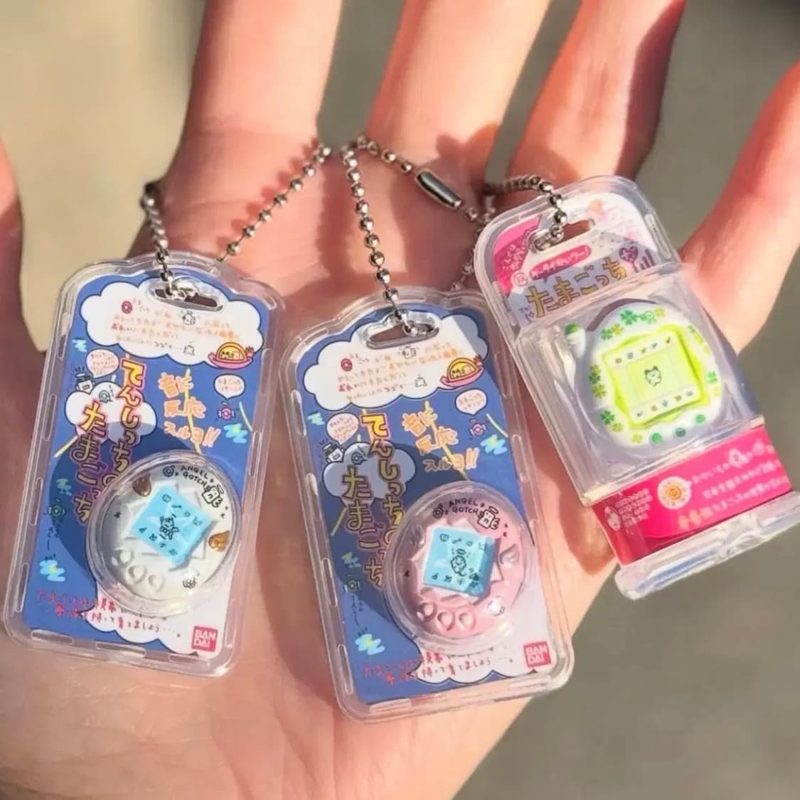 반다이 다마고치 이상한 계란 볼로치 가챠 키링 상품이미지5