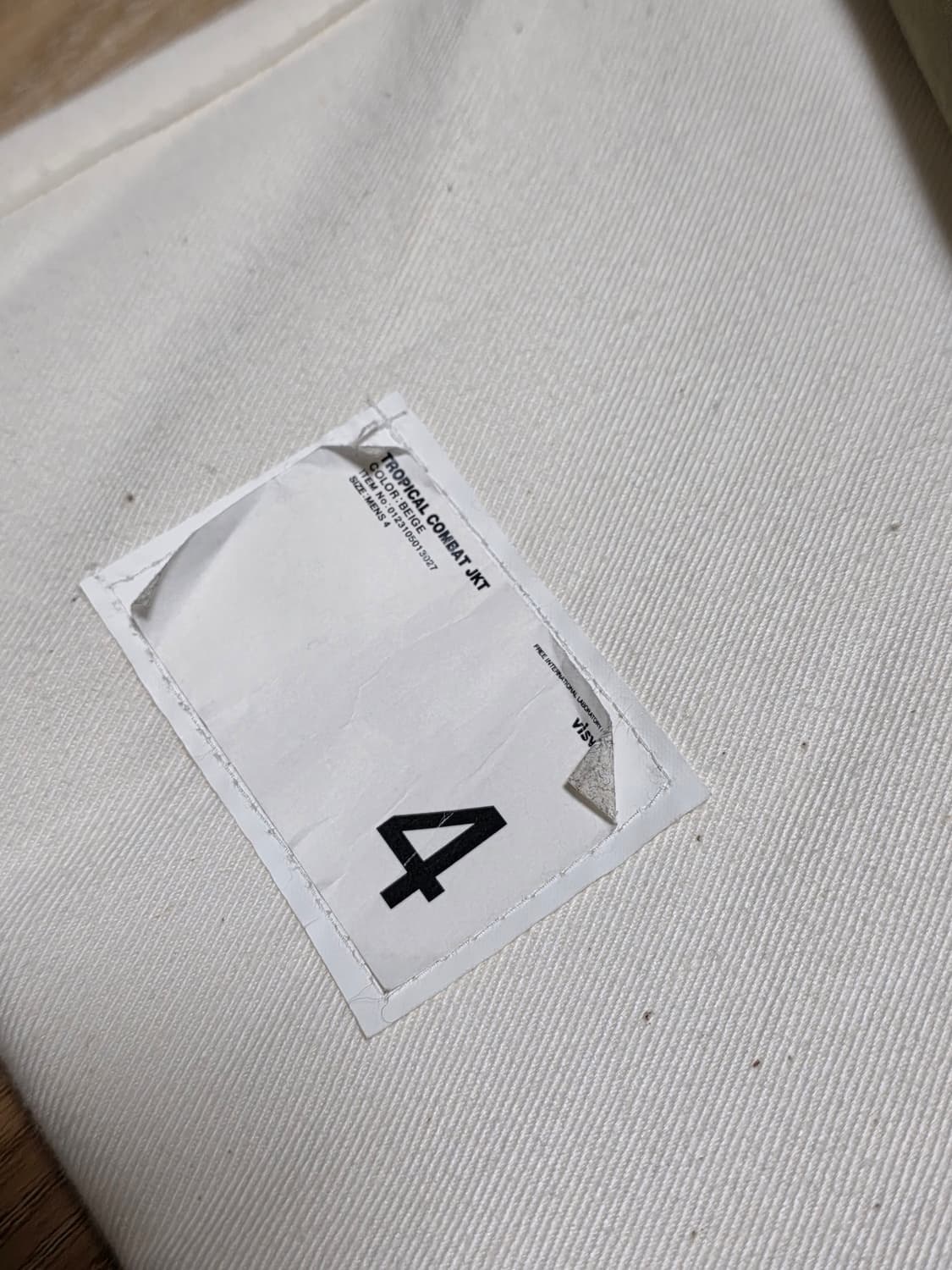 4size택포100만)23ss비즈빔 트로피컬 컴뱃자켓 베이지 상품이미지4