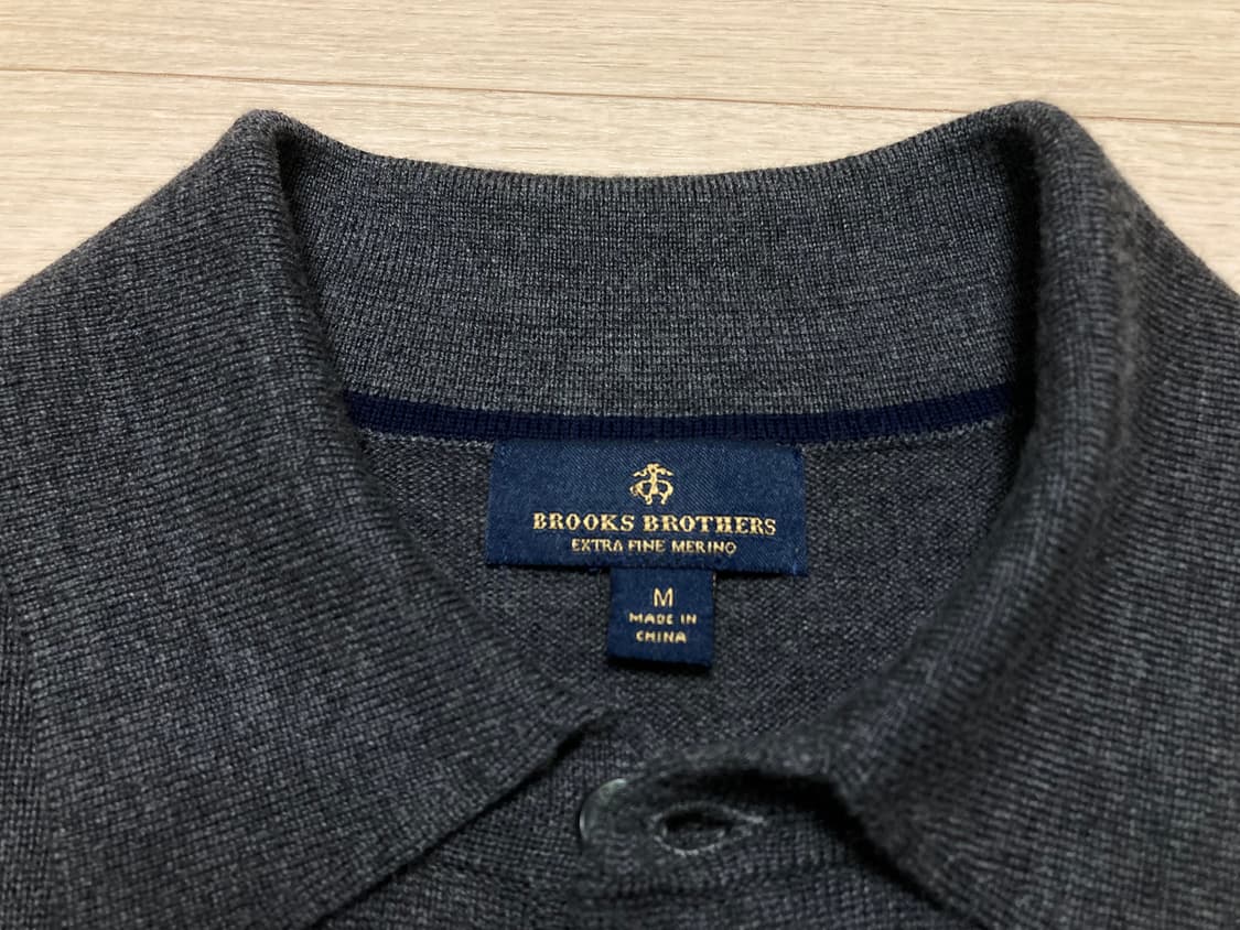 브룩스브라더스 울 카라 니트 M(100) 판매 상품이미지6