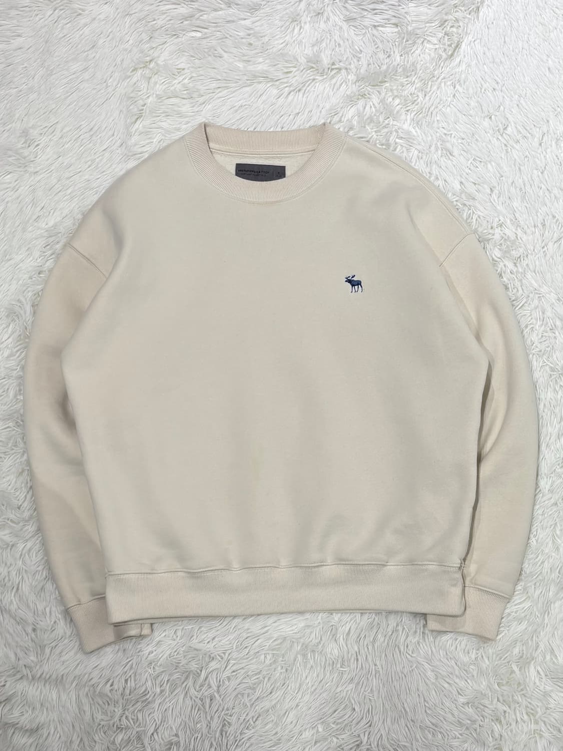 아베크롬비 스몰로고 크림 맨투맨 상품이미지4