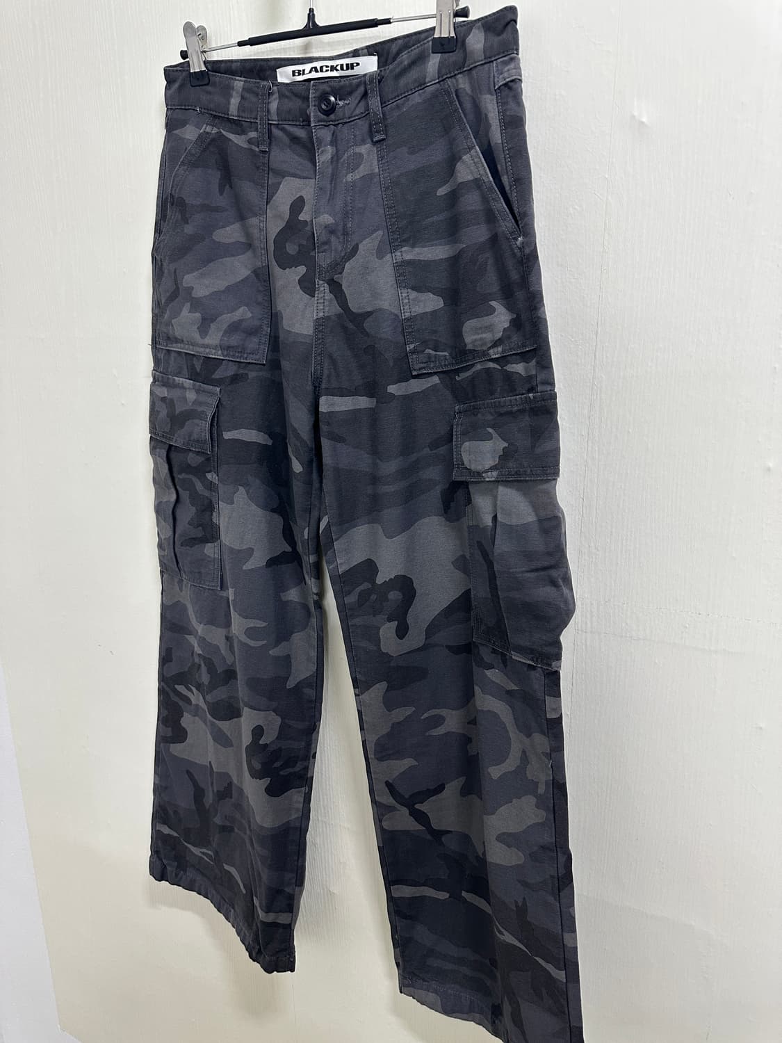 블랙업 카모 카고 팬츠 M 사이즈 (28-29인치) 상품이미지5