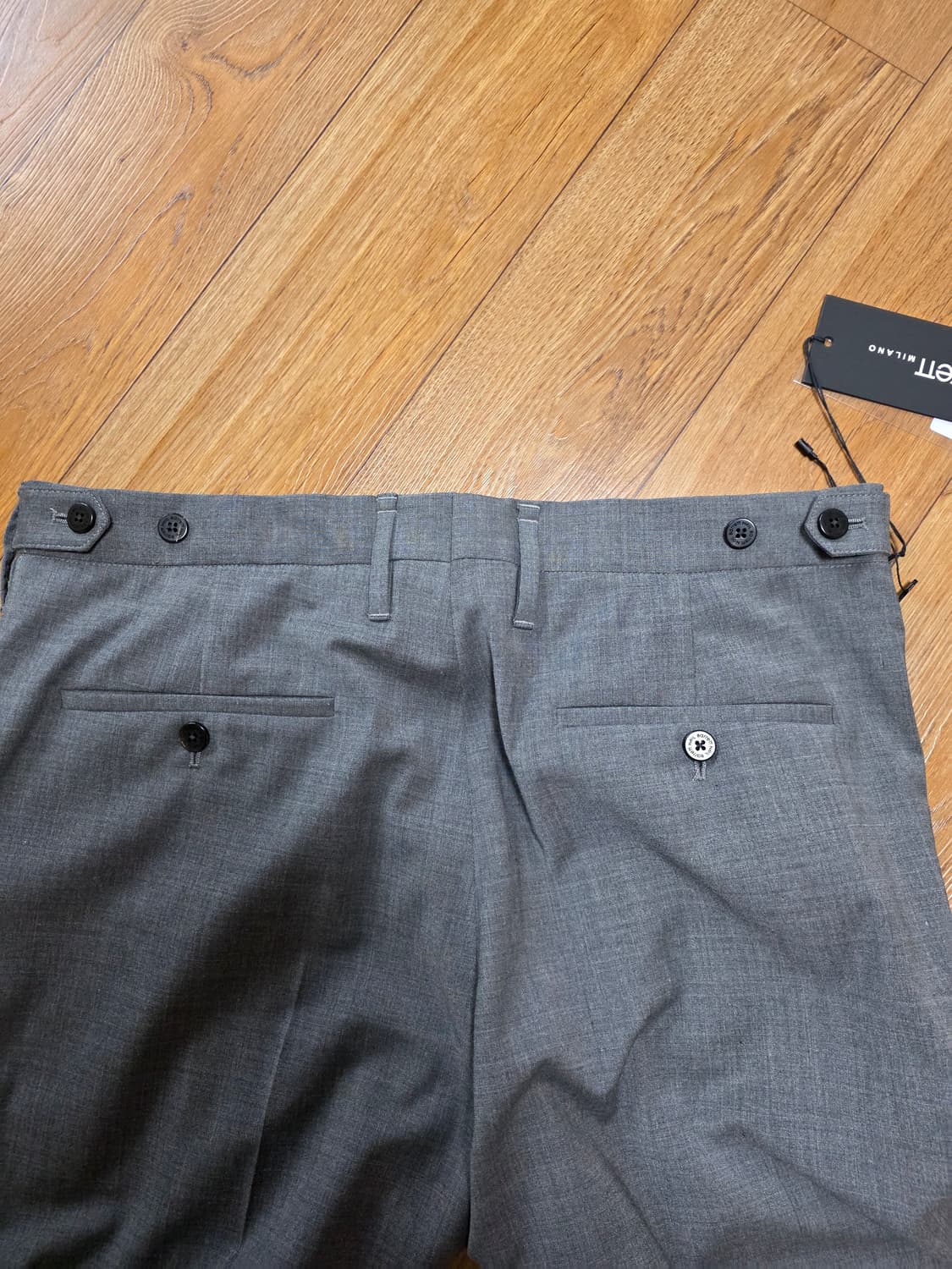 닐바렛 그레이 울 슬랙스 상품이미지4