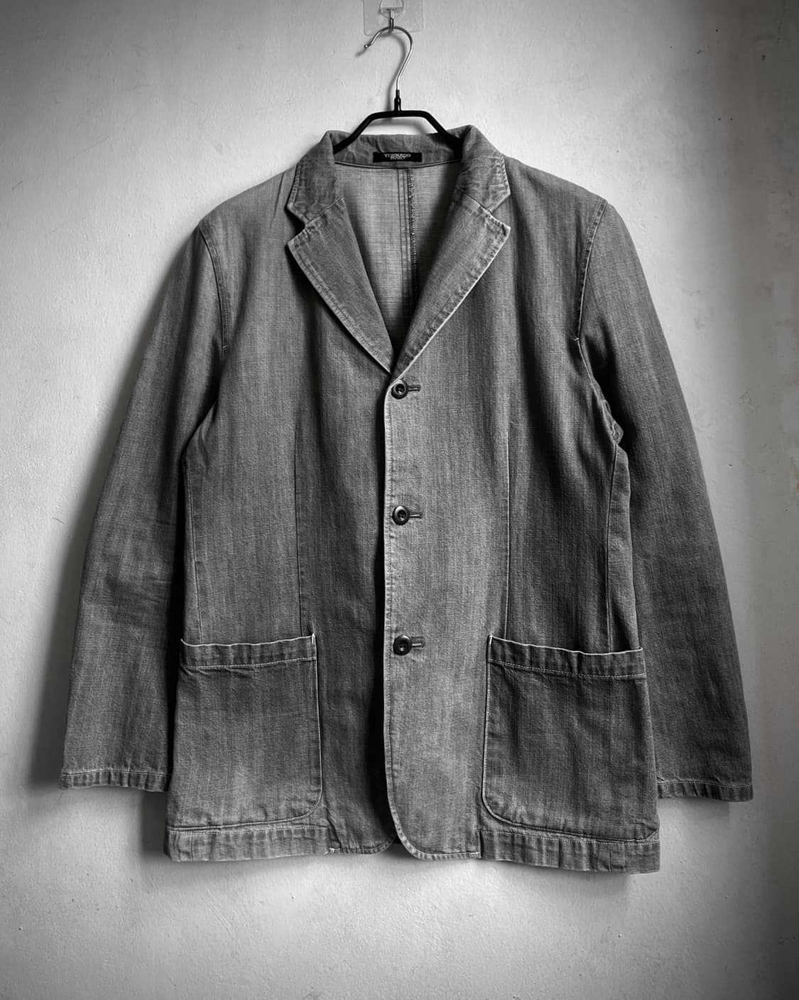 TORNADO MART Gray Washed Denim Jacket 상품이미지4