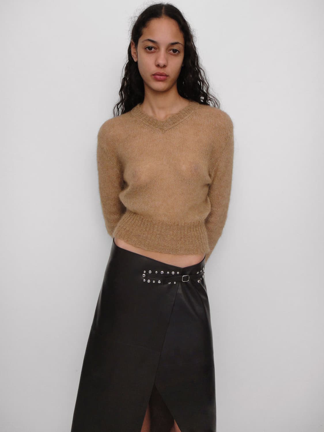 [M]기마구아스 Mum 모헤어 니트/베이지 상품이미지3