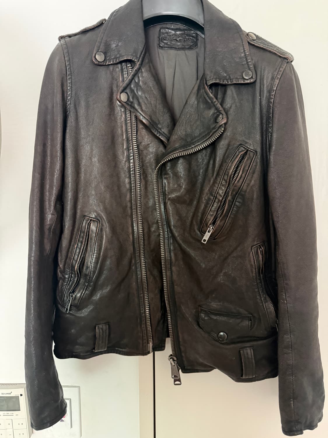 GOA shell leather jacket 상품이미지1