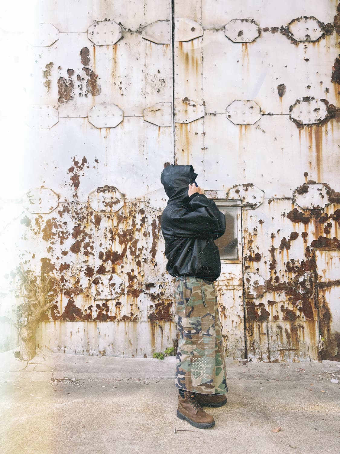 Woodland camo 와이드핏 버뮤다 (립스탑) 상품이미지8