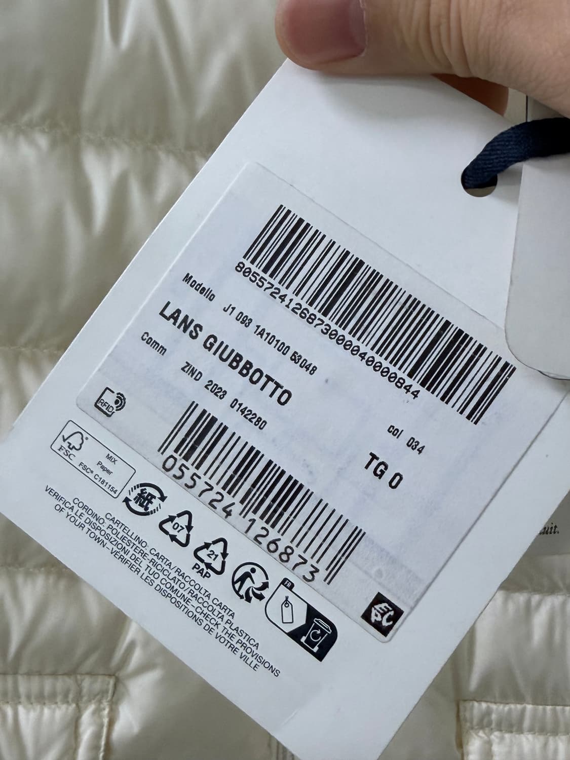 몽클레어 LANS 란스 여성 다운 경량 패딩 자켓 J10931A10100 상품이미지3