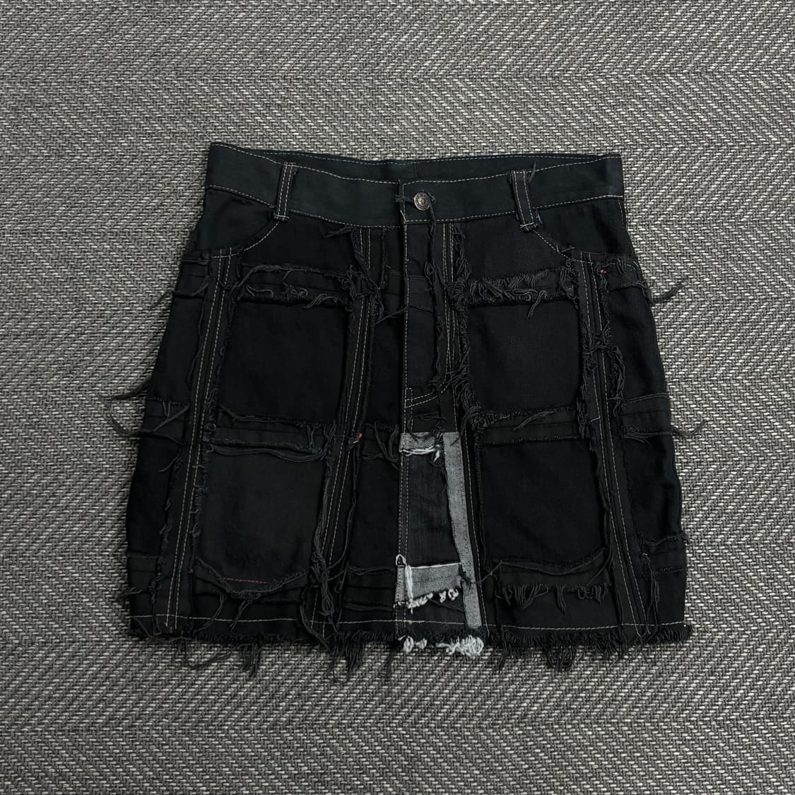 데님커스텀 미니스커트 V0575 상품이미지1