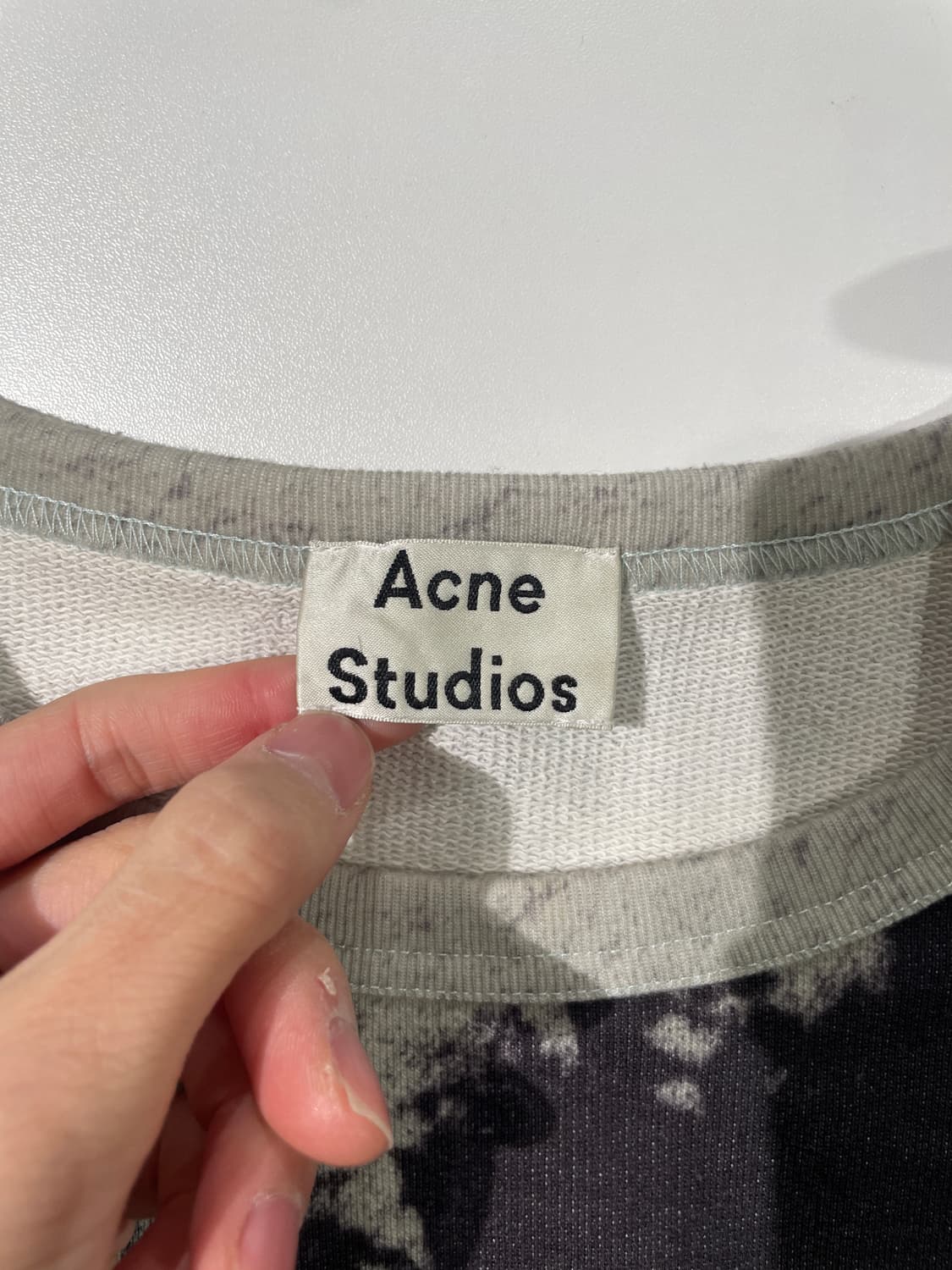 아크네 스튜디오 15S/S 캠퍼스 써큘러 스웻 셔츠 상품이미지7