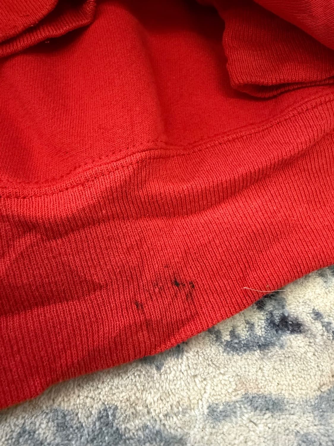 90‘s MADE IN USA 러셀 후드티 레드 상품이미지7